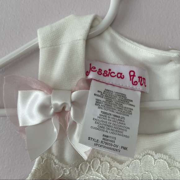 Toddler Girls Jessica Ann Formal Dress Sz 2T - Picture 3 of 3